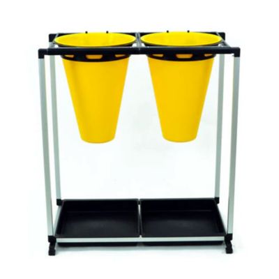 Image showing  Double Turkey, Goose, Duck Restraining, Processing Cone Stand