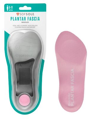 Sof Sole Plantar Fascia Insole, Women's Size 5-11