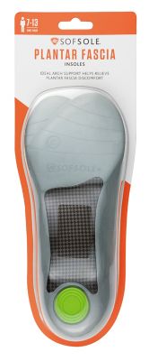 Sof Sole Plantar Fascia Insole, Men's Size 7-13