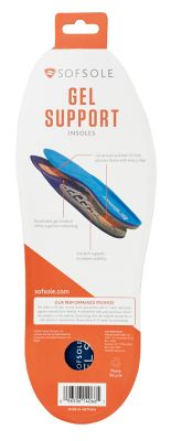 Image showing  Gel Support Insole, Men's Size 7-13, 2 pc.