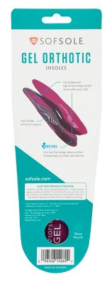 Image showing  Gel Orthotic Insole, Women's Size 5-11, 2 pc.