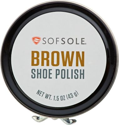 Sof Sole 1.5 oz. Brown Shoe Polish