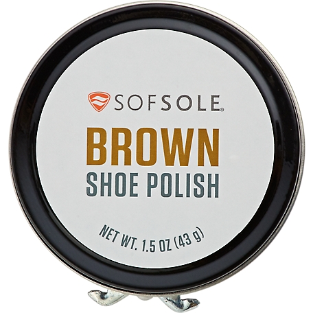 Sof Sole 1.5 oz. Brown Shoe Polish