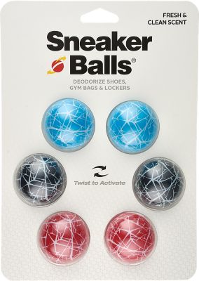 Sof Sole Sneakerballs Shoe Deodorizer and Freshener Balls, 6-Pack