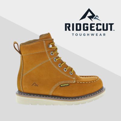 Image showing  Women's Soft Moc Toe Contractor Work Boots