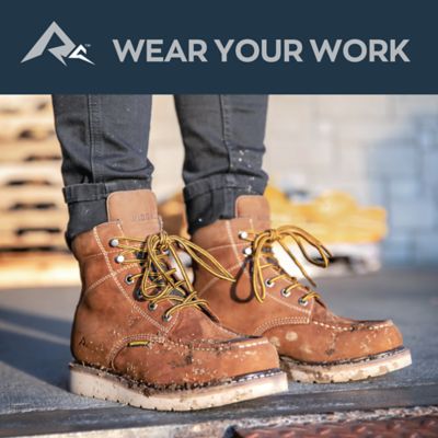 Image showing 6 th Ridgecut Women's Soft Moc Toe Contractor Work Boots