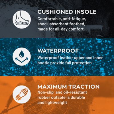 Image showing  Women's Soft Moc Toe Contractor Work Boots