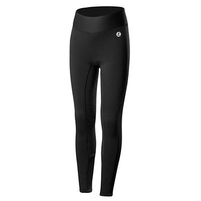 Image showing  Kids' Active Full-Seat Winter Riding Tights, Silicone Grip