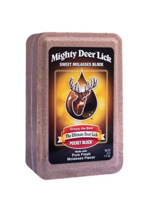 Mighty Deer Lick 4 lb. Sweet Molasses Block Deer Attractant