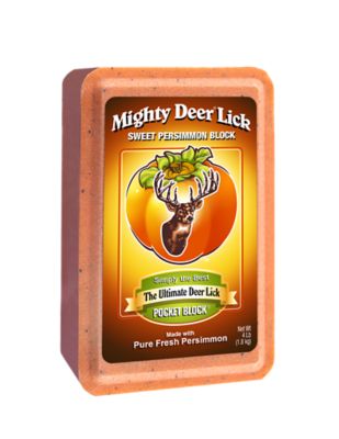 Mighty Deer Lick 4 lb. Sweet Persimmon Block