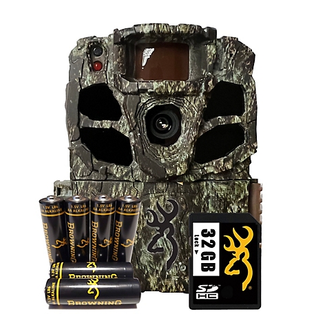 Browning Trail Cameras Dark Ops Full HD Extreme 24 MP Combo with Batteries and 32GB SD Card