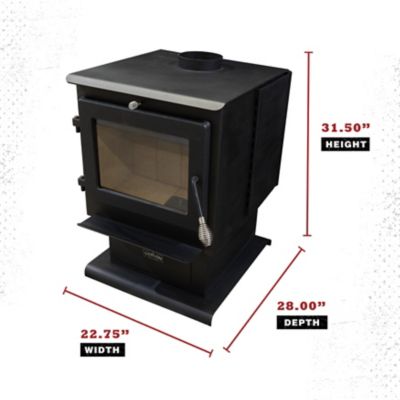 Image showing  2500 sq. ft. Huron H110 Wood Stove, F500110