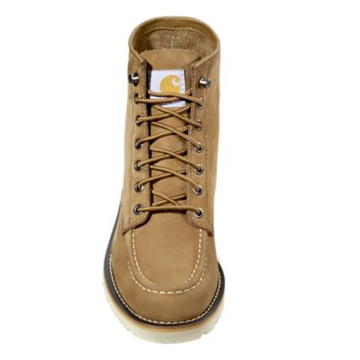 Image showing  Women's Lace-Up Moc Toe Wedge Boots