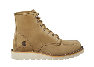 Image showing 4 th Carhartt Women's Lace-Up Moc Toe Wedge Boots