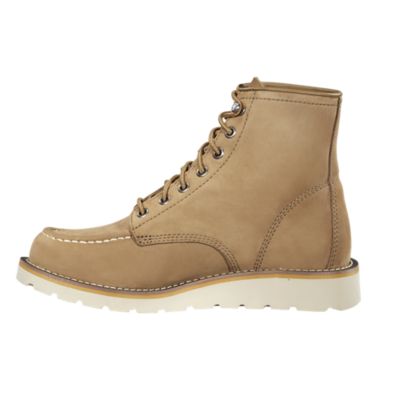 Image showing 6 th Carhartt Women's Lace-Up Moc Toe Wedge Boots