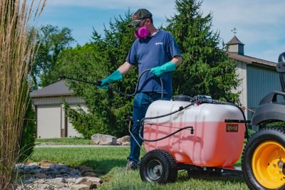 Image showing  45 gal. 4-Nozzle 12V Tow-Behind Sprayer with Remco Diaphragm Pump