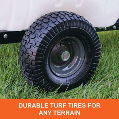 Image showing 7 th Agri-Fab 45 gal. 4-Nozzle 12V Tow-Behind Sprayer with Remco Diaphragm Pump