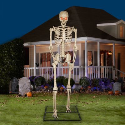 Red Shed 10 ft. Poseable Skeleton
