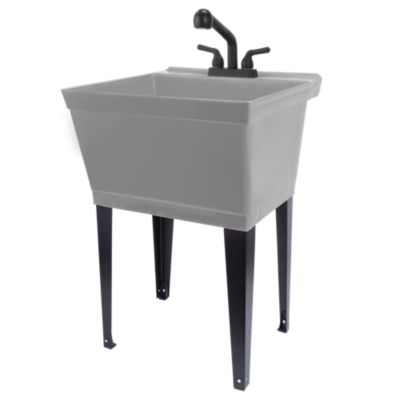 Image showing  19 gal. Utility Tub with Pull-Down Faucet