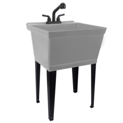 Image showing  19 gal. Utility Tub with Pull-Down Faucet