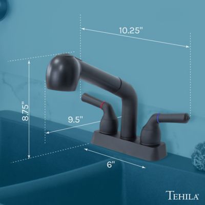 Image showing  19 gal. Utility Tub with Pull-Down Faucet