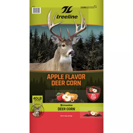 Treeline Apple Flavor Corn Deer Food 40 lb Bag Game Feed