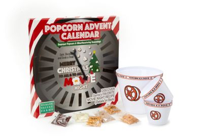 Wabash Valley Farms Seasons Greetings Popcorn Advent Calendar & Bowl Set, 38060-D