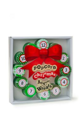 Wabash Valley Farms Christmas Wreath Popcorn Advent Calendar