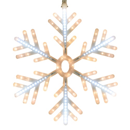 ProductWorks 23 in. Candy Cane Lane 258L Yard Decor Snowflake, 16985_MYT