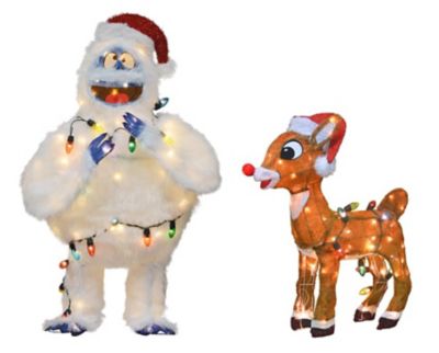 ProductWorks 32 in. Pre-Lit Rudolph the Red-Nosed Reindeer Bumble ...
