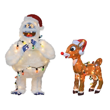 ProductWorks 32 in. Bumble & 24 in. Rudolph 3D, Set, 66900_SET2_MYT