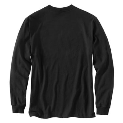 Image showing  Men's Loose Fit Heavyweight Outlast Graphic Long-Sleeve Work T-Shirt