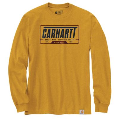 Carhartt Men's Loose Fit Heavyweight Outlast Graphic Long-Sleeve Work T-Shirt