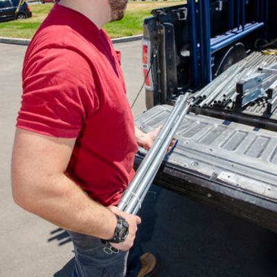 Image showing  Saferstack Galvanized Sectional Cross Brace Stabilizer, 7 ft. x 4 ft., M-MC4884JP