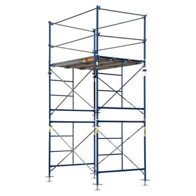 Metaltech Complete Scaffold Tower with Solid Rod Screw Jacks, M-MFT5710-A