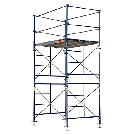Metaltech Complete Scaffold Tower with Solid Rod Screw Jacks, M-MFT5710-A