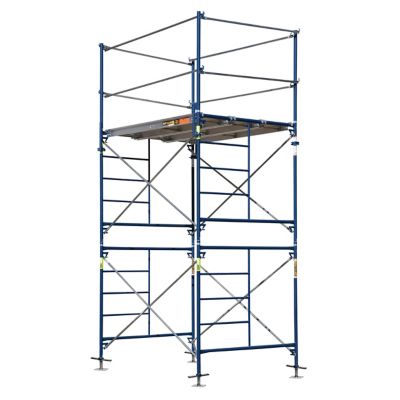 Metaltech Complete Scaffold Tower with Solid Rod Screw Jacks, M-MFT5710