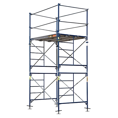 Metaltech Complete Scaffold Tower with Solid Rod Screw Jacks, M-MFT5710
