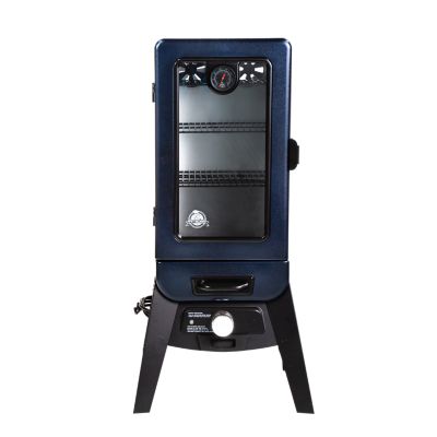 Pit Boss 3-Series Electric Vertical Smoker, Blue Hammertone