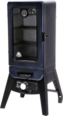 Image showing  748 sq. in. 3-Series Electric Vertical Smoker, Blue Hammertone