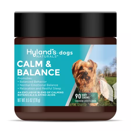 Hyland's Naturals Calming Chewable Treats for Dogs 90 ct Dog Anxiety Supplements