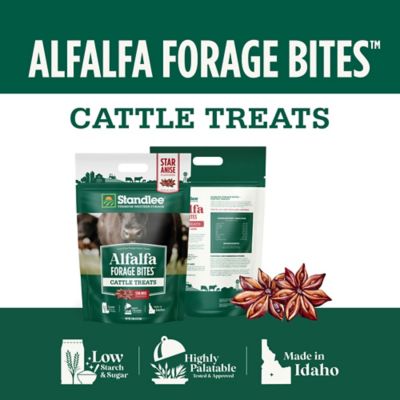 Image showing  Alfalfa Forage Bites Star Anise Flavor Cattle Treats, 5 lb.