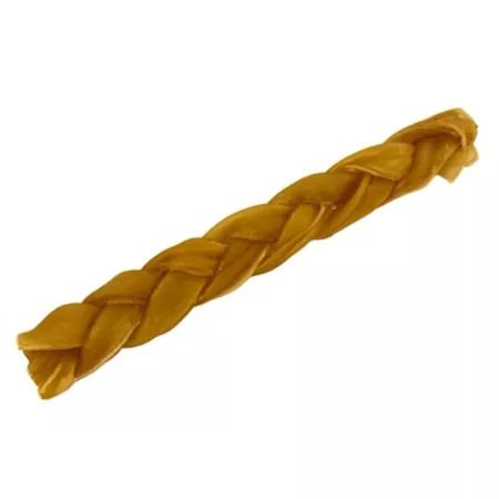 Redbarn Pet Collagen and Beef Braided Stick Dog Chew 12 in. Bully Sticks