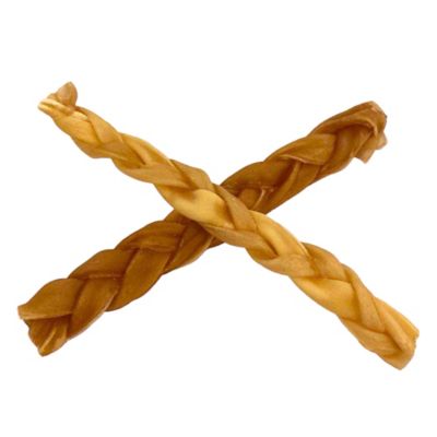 Image showing  Pet 12 in. Collagen Braided Stick Beef Flavor Dog Chew Treat
