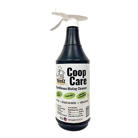 OverEZ Organic Chicken Coop Care Solution - 32 oz., CPCR32