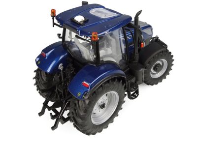 Image showing 2 th UNIVERSAL HOBBIES 1:32 Scale New Holland T7.210 Blue Power Auto Command Tractor Diecast Replica, UH6364