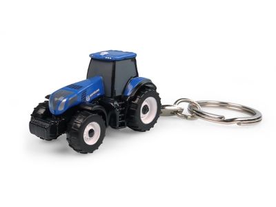UNIVERSAL HOBBIES New Holland T8.350 Tractor Metal Keychain, UH5862