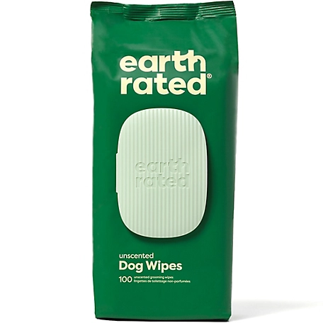 Earth Rated Dog Wipes, Unscented, 100-Pack