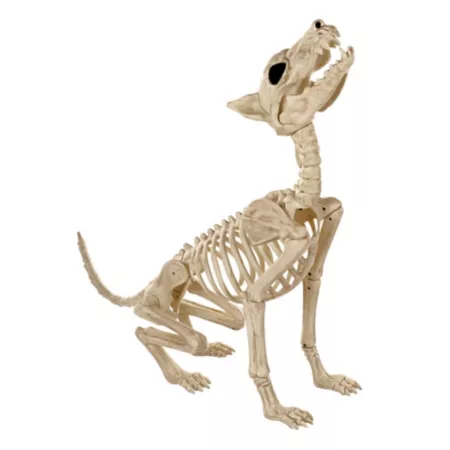 Red Shed 27.5" Wolf Skeleton Halloween Decoration Halloween Statues