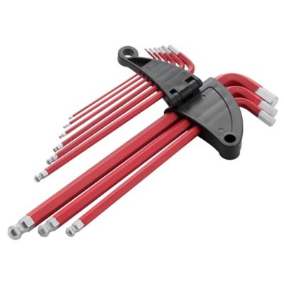 JobSmart 9 pc. Extra Long Arm Ball Point Hex Key, JS20220857